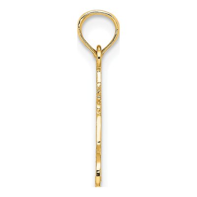 14K Yellow Gold AUNT Number 1 Pendant – view 3