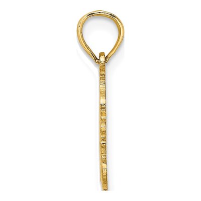 14K Yellow Gold Sister Number 1 Pendant – view 3