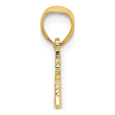 14K Yellow Gold Grandpa Number 1 Pendant – view 3