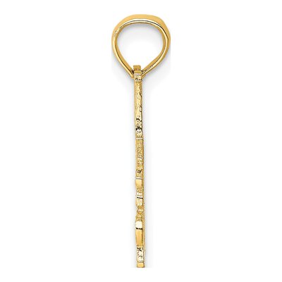 14K Yellow Gold Godfather Number 1 Pendant – view 3