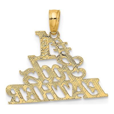 14K Yellow Gold Godfather Number 1 Pendant – view 4