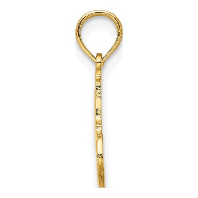 14K Yellow Gold Brother Number 1 Pendant – view 3