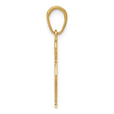 14K Yellow Gold Boy Pendant – view 3
