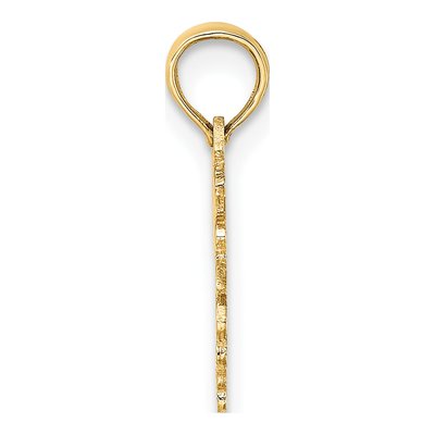 14K Yellow Gold Taurus Zodiac Pendant – view 3