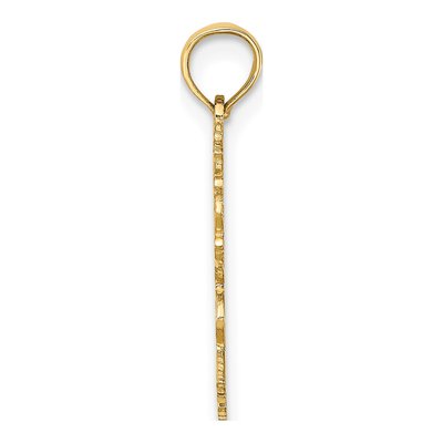 14K Yellow Gold Gemini Zodiac Pendant – view 3
