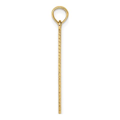 14K Yellow Gold Ruler Pendant – view 3