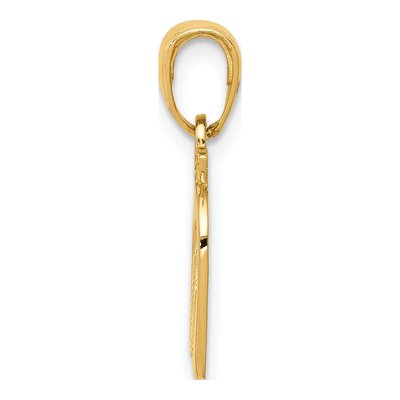 14K Yellow Gold NY Skyline Apple Pendant – view 3
