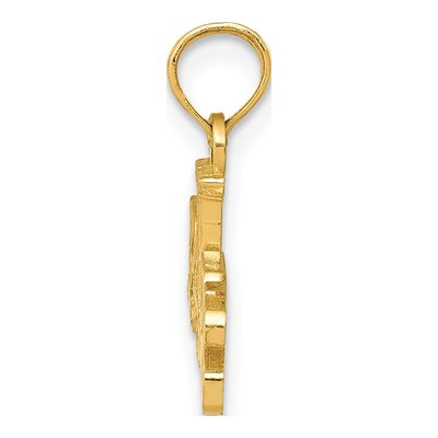14K Yellow Gold Paris Eiffel Tower Pendant – view 3