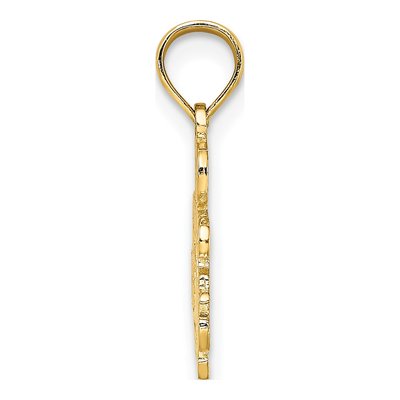 14K Yellow Gold 'i'd Rather Be Sailing' Charm – view 3