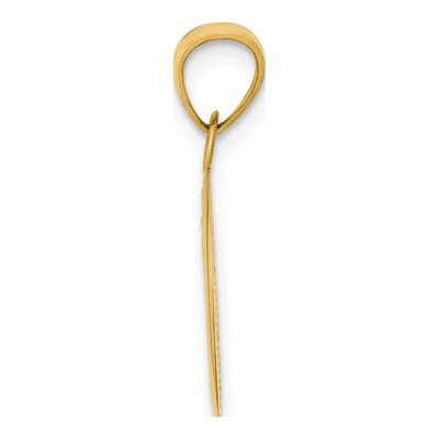 14K Yellow Gold Moon Stars Pendant – view 3
