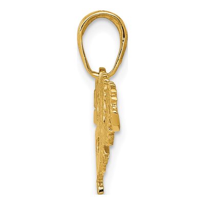 14K Yellow Gold Dragon Pendant – view 3