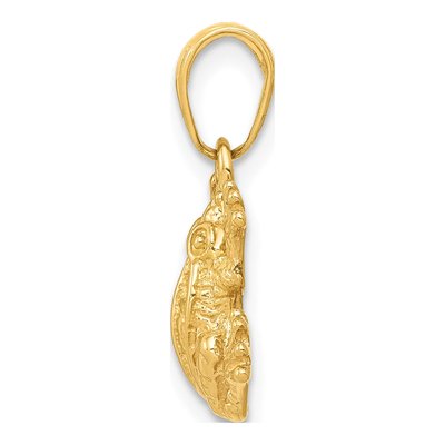 14K Yellow Gold Frog Pendant – view 3