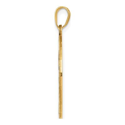 14K Yellow Gold Tree of Life Round Frame Pendant – view 3