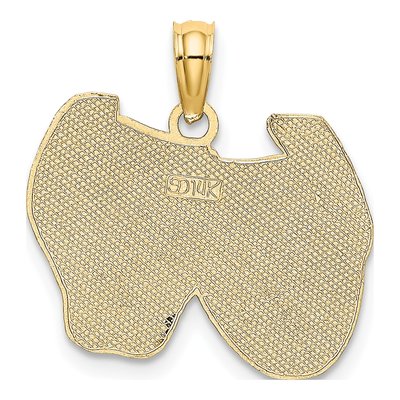 14K Yellow Gold Comedy Tragedy Theater Charm – view 5