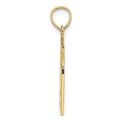 14K Yellow Gold Comedy Tragedy Drama Charm – view 3
