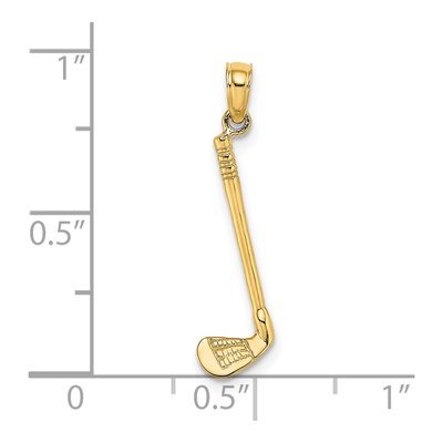 14K Yellow Gold 3-D Golf Club Charm – view 4