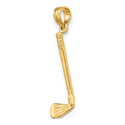14K Yellow Gold 3-D Golf Club Charm – view 6