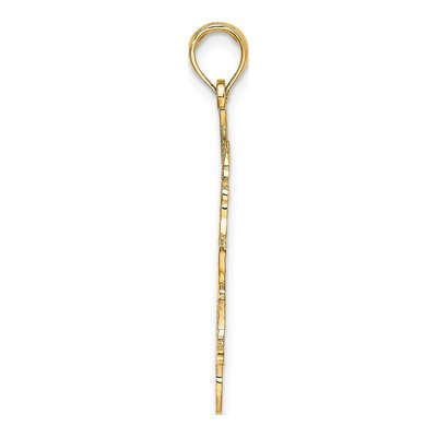 14K Yellow Gold Baseball Batter Pendant – view 3