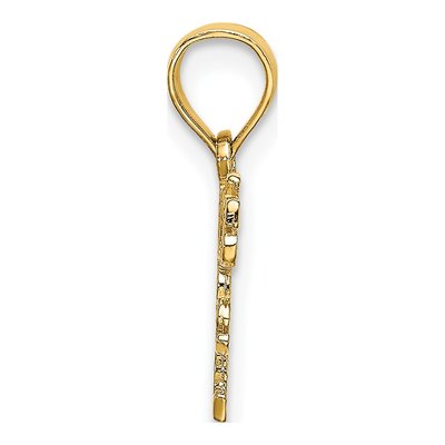 14K Yellow Gold Daddy's Little Girl Charm – view 3