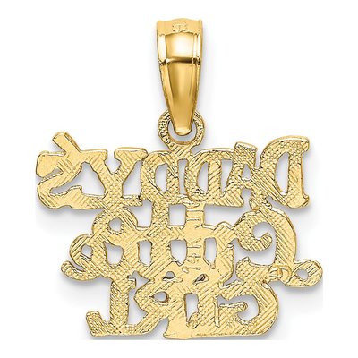 14K Yellow Gold Daddy's Little Girl Charm – view 5