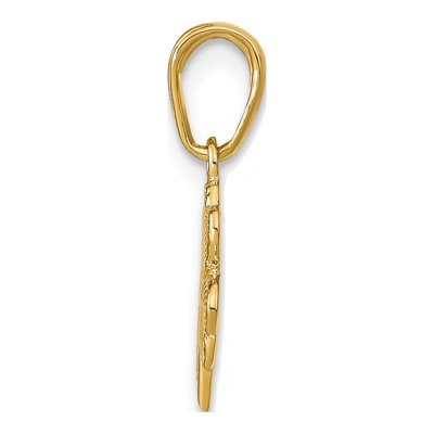 14K Yellow Gold 4-Leaf Clover Pendant – view 3