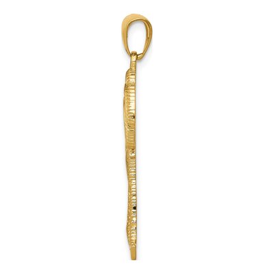 14K Yellow Gold Palm Trees Pendant – view 3