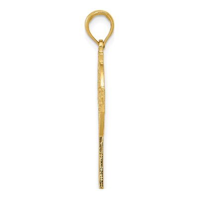 14K Yellow Gold Celtic Cross Pendant – view 3