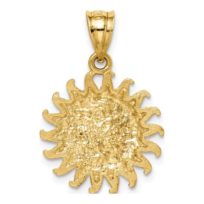 14K Yellow Gold Sun Moon Pendant – view 4