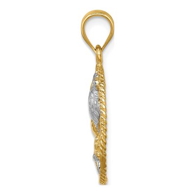 14K Yellow Gold Sealife Pendant – view 3
