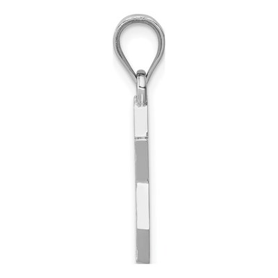 14K White Gold Star of David Pendant – view 3