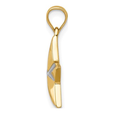 14K Yellow Gold Star Pendant – view 3