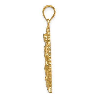 14K Yellow Gold Our of Guadalupe Pendant – view 3