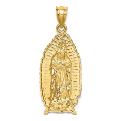 14K Yellow Gold Our of Guadalupe Pendant – view 4