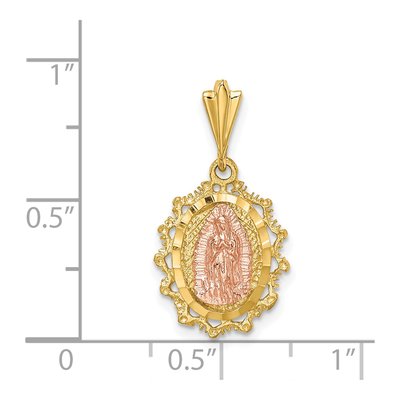 14K Two-Tone Gold Our of Guadalupe Pendant – view 5
