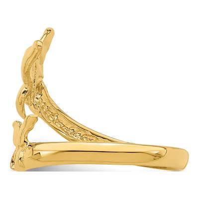 14K Yellow Gold Butterfly Toe Ring – view 4
