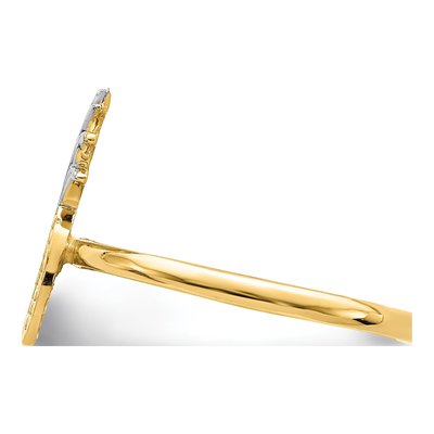 14K Yellow Gold Pineapple Ring – view 4