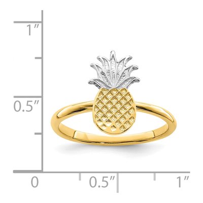 14K Yellow Gold Pineapple Ring – view 5