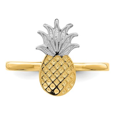14K Yellow Gold Pineapple Ring – view 6