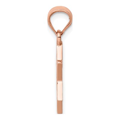 14K Rose Gold Star of David Pendant – view 3