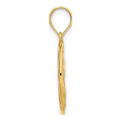 14K Yellow Gold Unicorn Pendant – view 3
