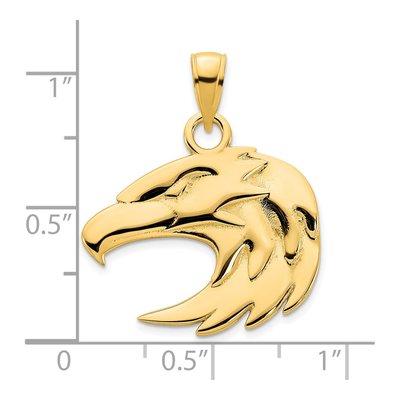 14K Yellow Gold Eagle Pendant – view 4