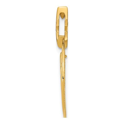14K Yellow Gold Three Wise Men Slide Pendant – view 2