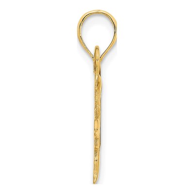 14K Yellow Gold Sun Pendant – view 3
