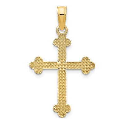 14K Yellow Gold Fancy Cross Pendant – view 4