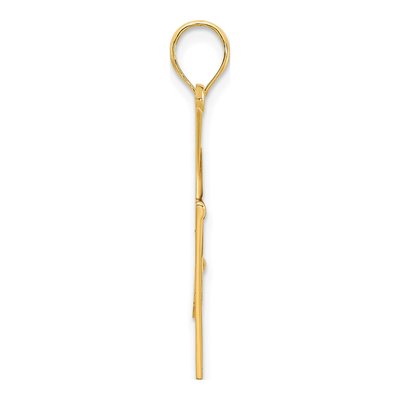 14K Yellow Gold Graduation Cap Diploma Pendant – view 2