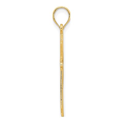 14K Yellow Gold Fancy Cross Pendant – view 3