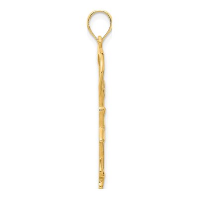 14K Yellow Gold Gymnast Pendant – view 3