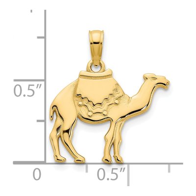 14K Yellow Gold Camel Pendant – view 4
