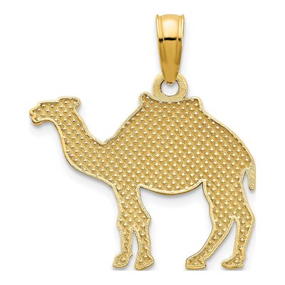 14K Yellow Gold Camel Pendant – view 5