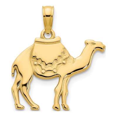 14K Yellow Gold Camel Pendant